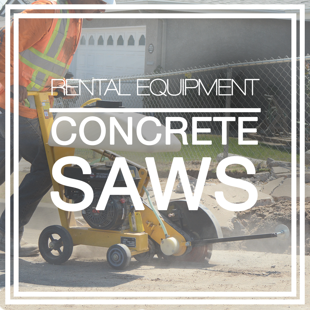 Rental Equipment Concrete Saws Tomahawk Power