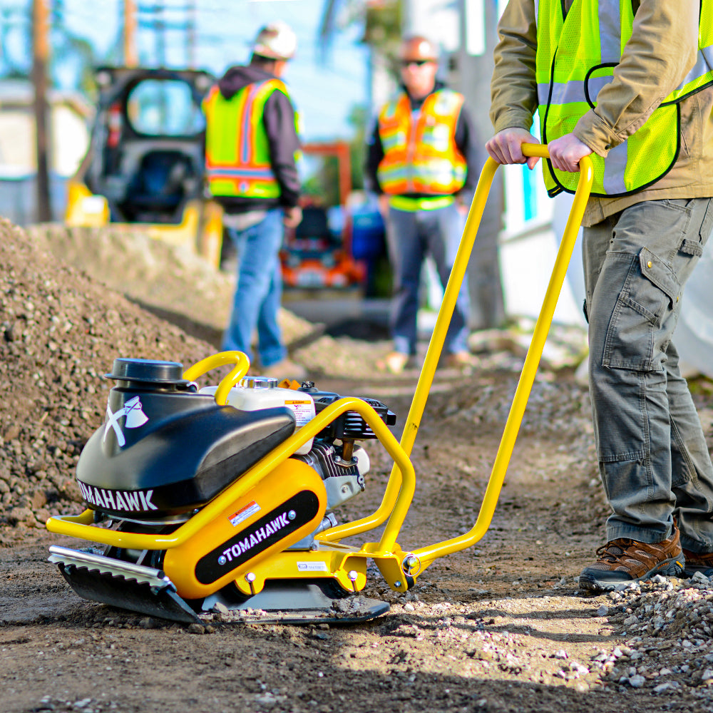 Frequently Asked Questions: Plate Compactors – Tomahawk Power