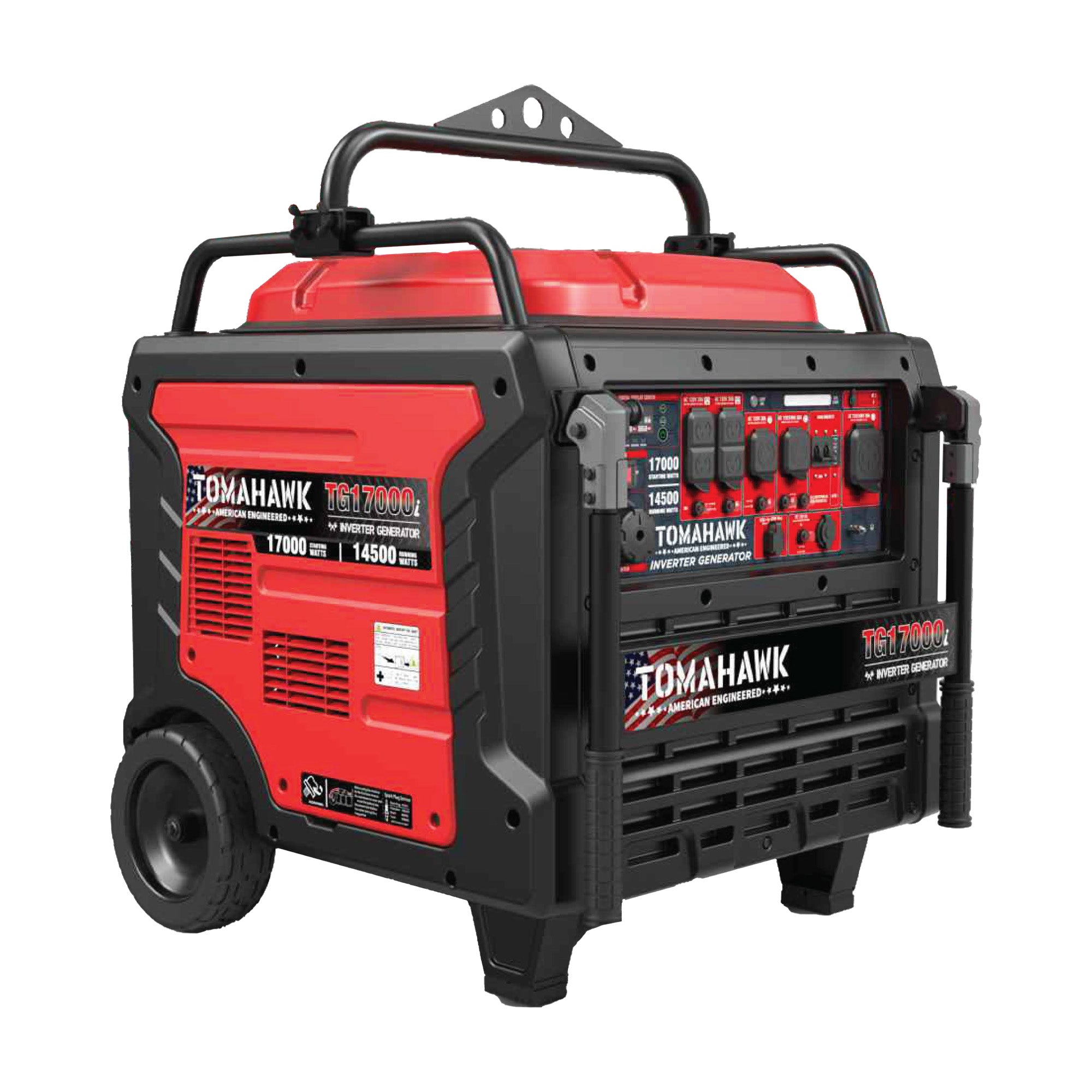 17,000 Watt Inverter Generator Electric Start Portable Gas Power Professional Use