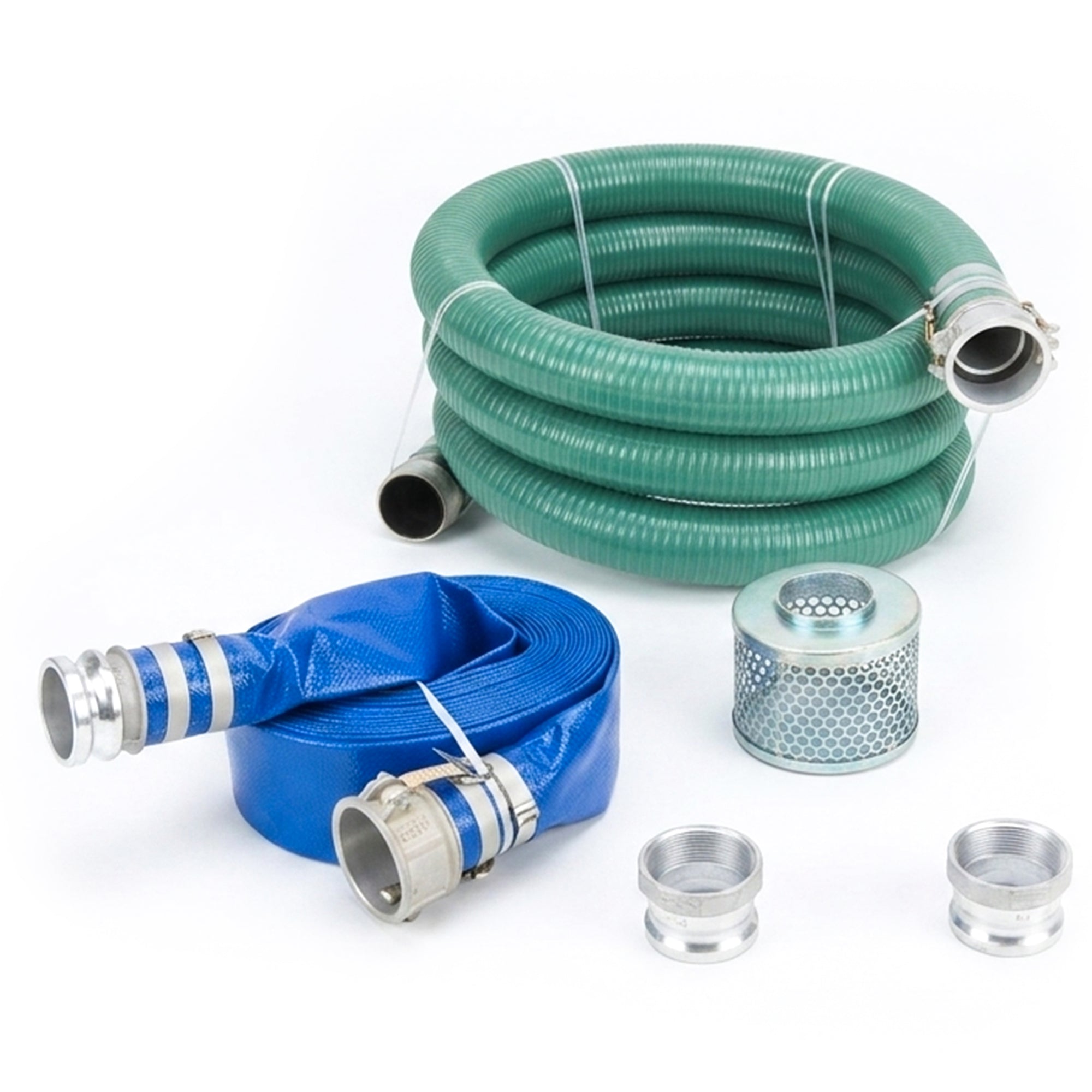 3-Inch Trash Pump Hose Kit Heavy-Duty Suction and Discharge Set