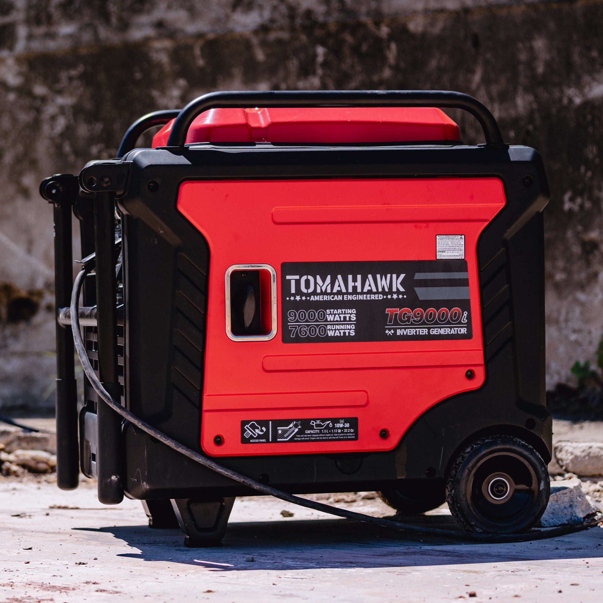 Wheel kit (P038) Spare Part for TG9000i 9000 Watt Inverter Generator