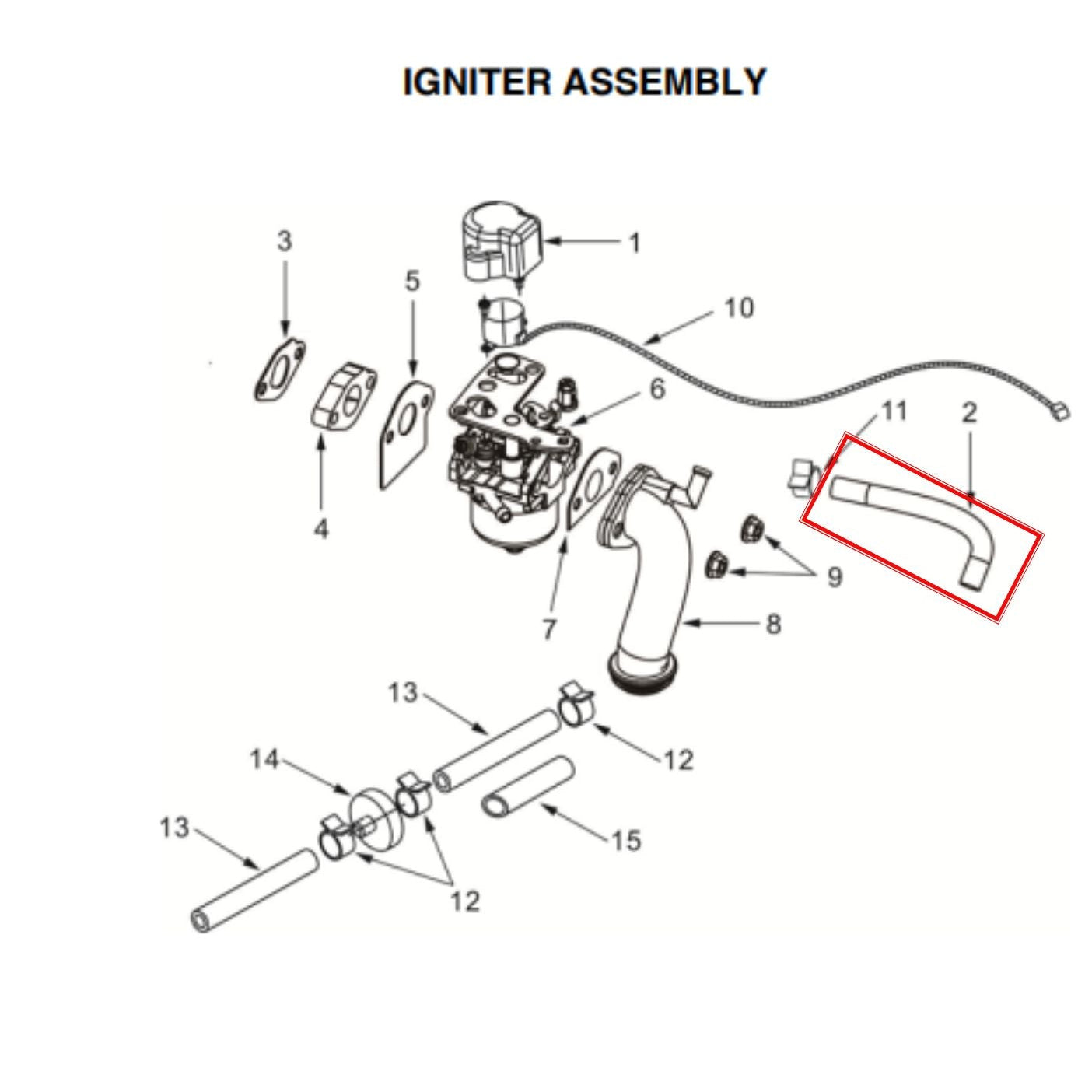 Ignition Coil Spare Part for 3000 Watt Inverter Generator TG3000i