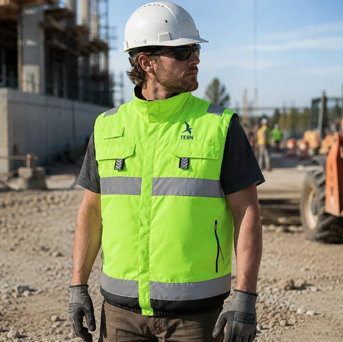 30V Battery-Powered High Vis Fan-Cooled Vest Complete Cooling System