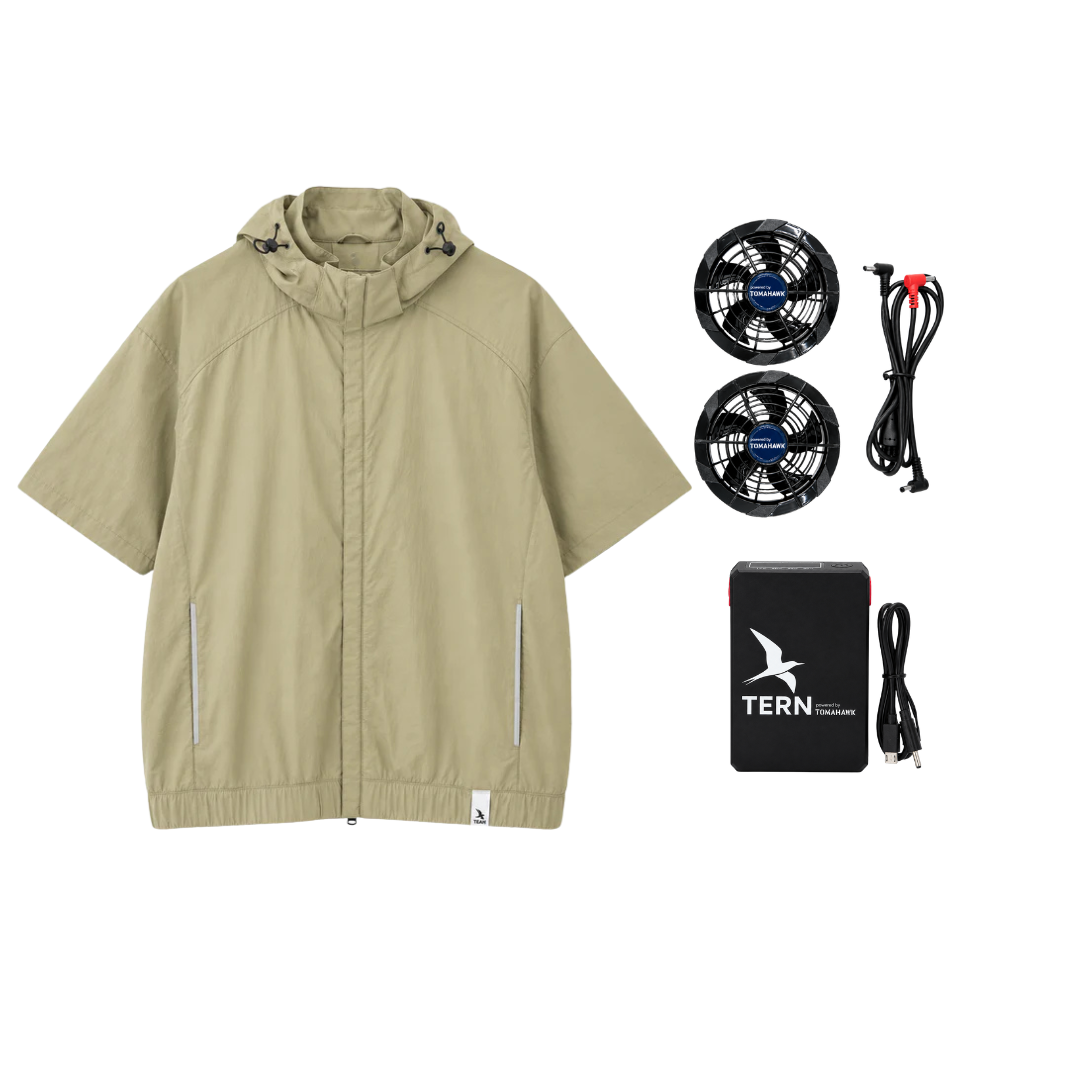 PRE ORDER: 30V Battery-Powered Fan-Cooled Short Sleeve Complete Cooling System