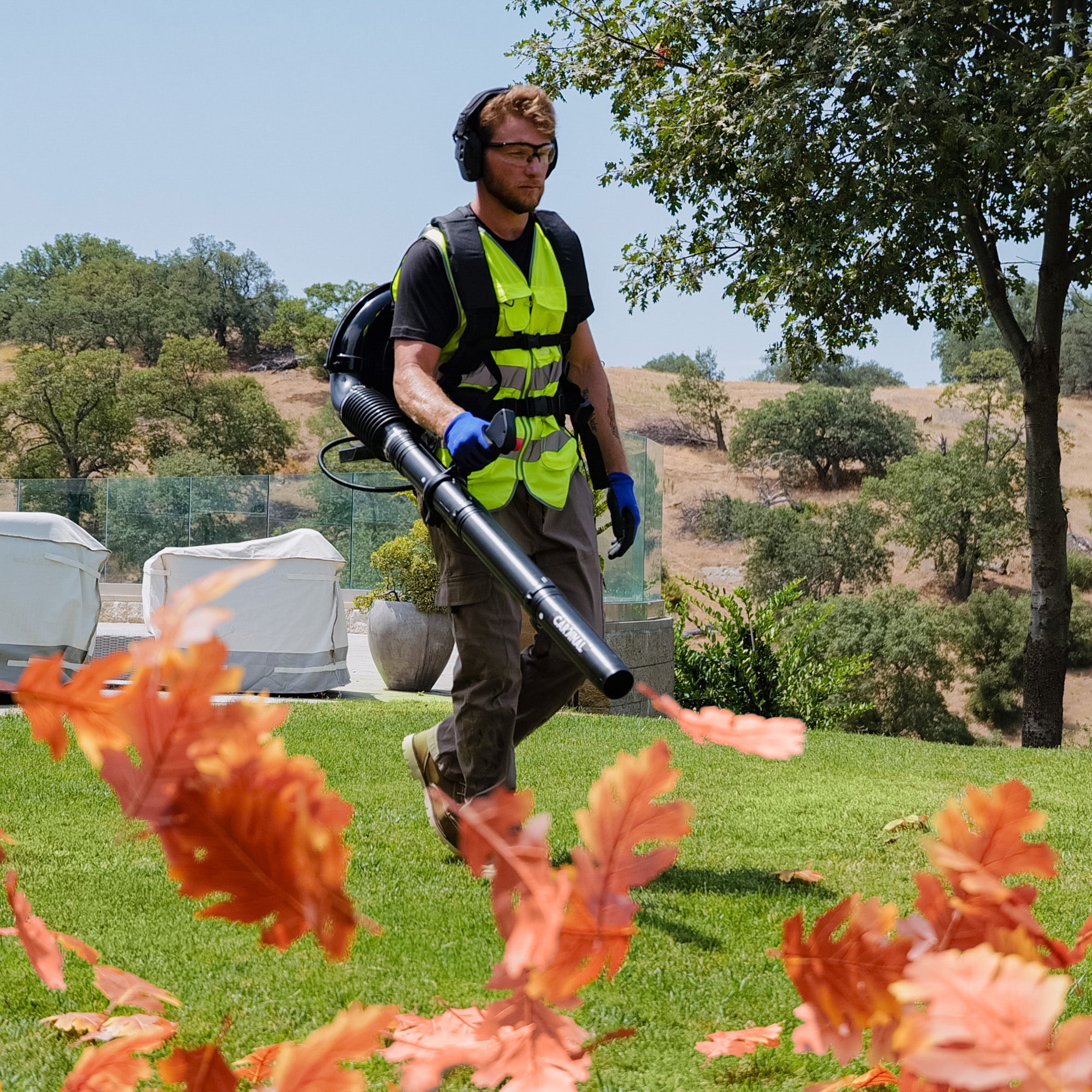 PRE ORDER: Cardinal 63.3cc Backpack Leaf Blower 675 CFM 196 MPH Gas Powered Professional Lawn Care Landscaping Yard Cleanup
