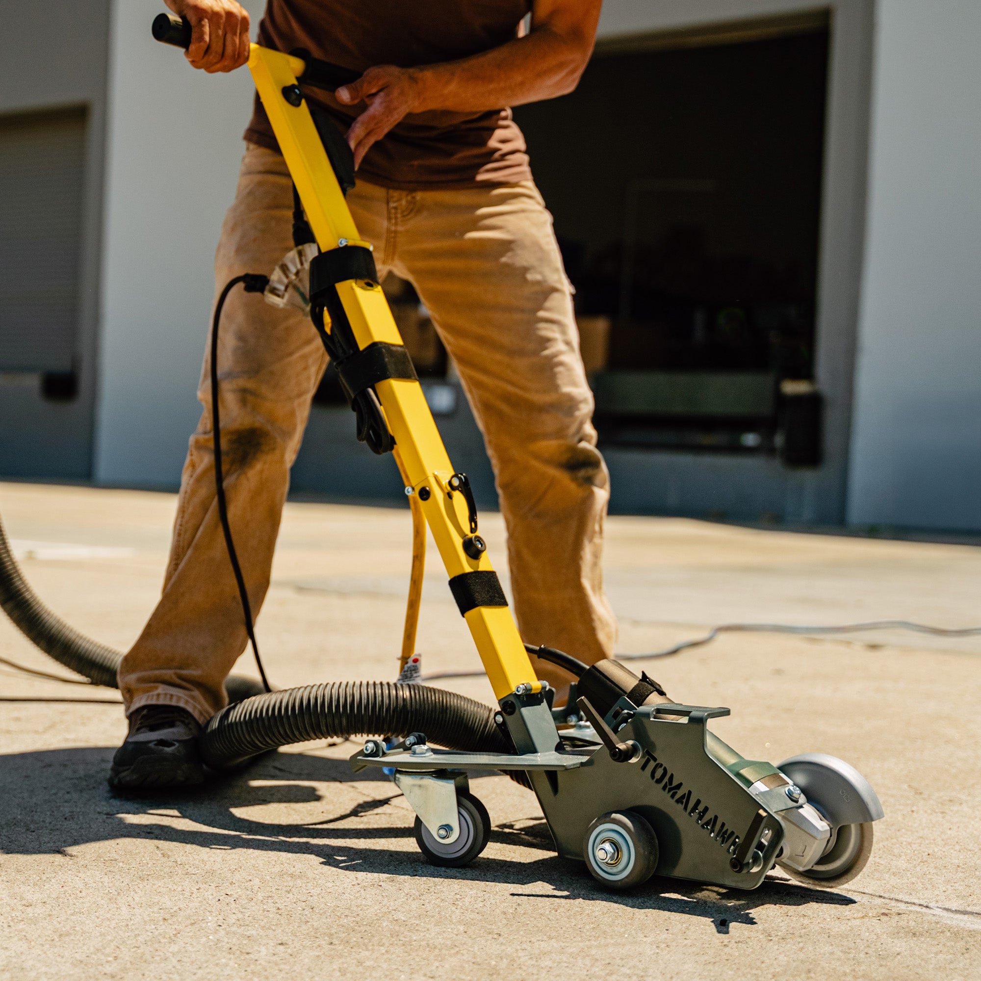 PRE ORDER: Concrete Crack Chaser 4.5" Grinder Epoxy & Concrete Repair Walk Behind