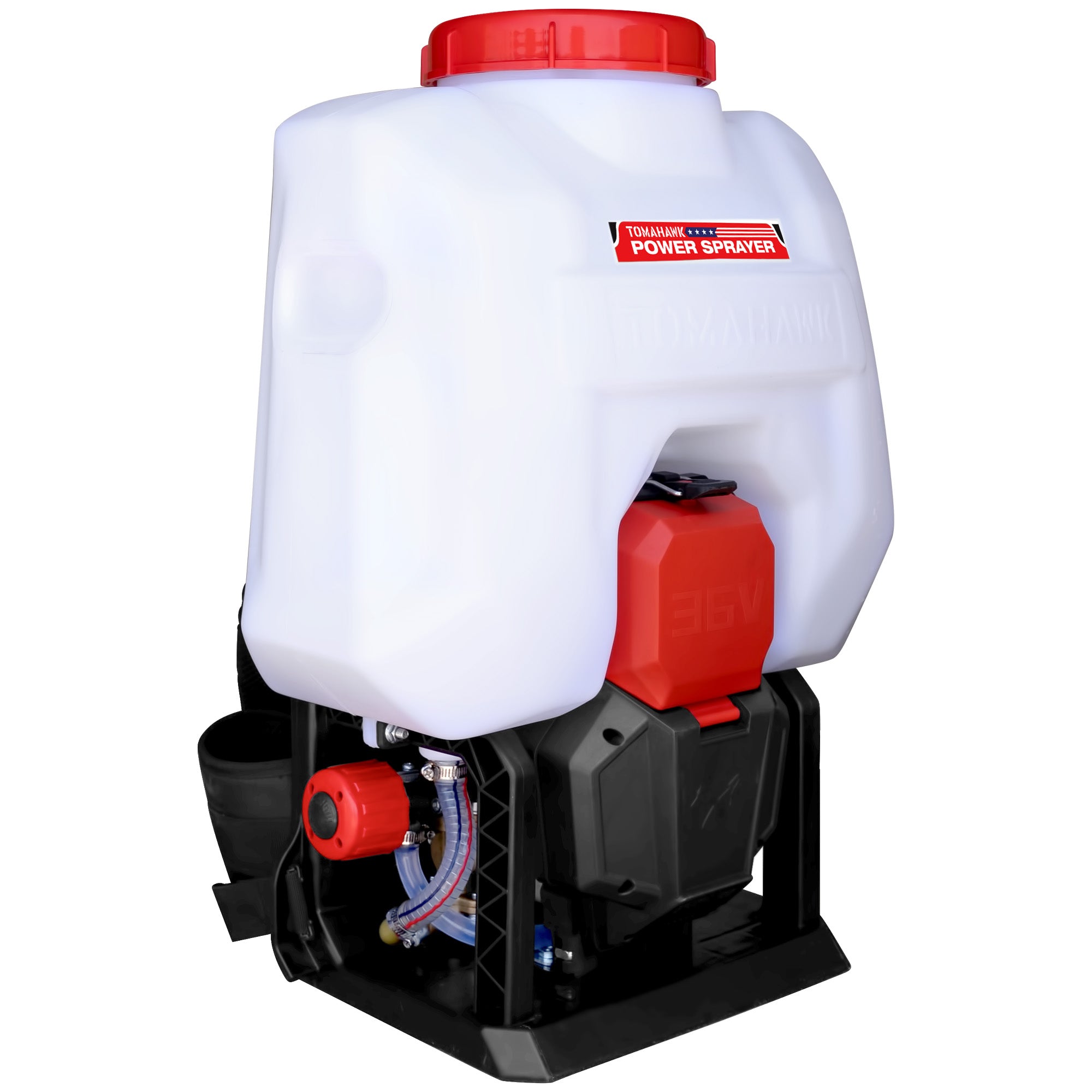 5 Gallon Battery Powered Backpack Sprayer 36V Electric 30 Ft Reach Adjustable Flow for Lawn, Pest, Weed, and Fertilizer Applications