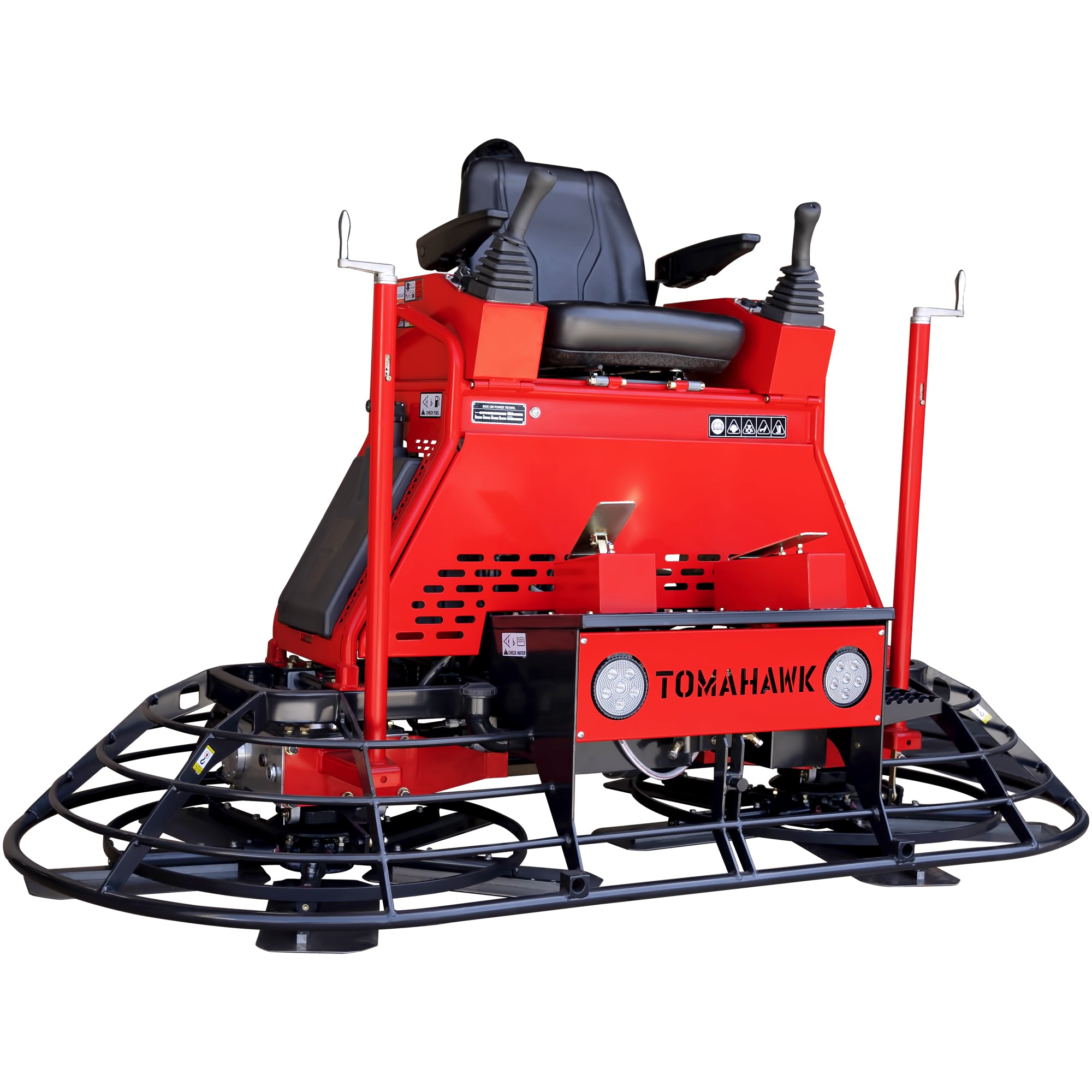 8 Foot Ride-On Concrete Power Trowel with 35HP Vanguard Engine