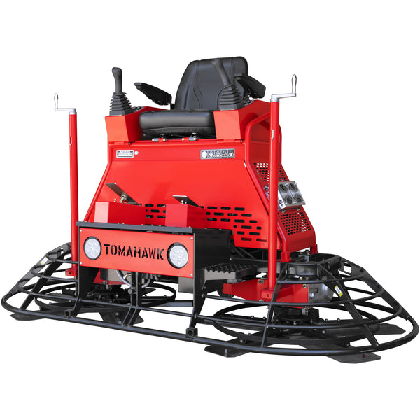 8 Foot Ride-On Concrete Power Trowel with 35HP Vanguard Engine