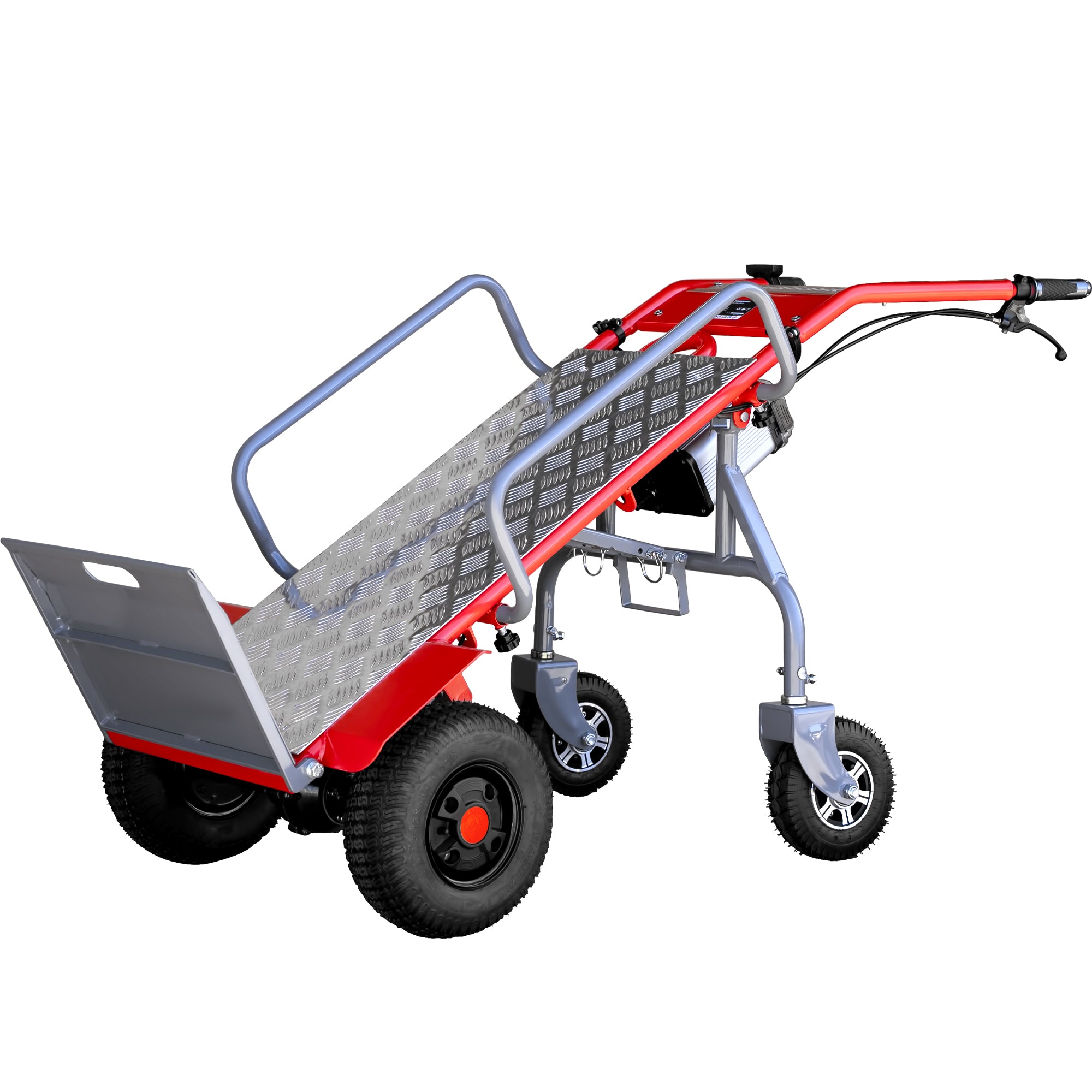 Electric Dolly Cart Hand Truck 570 lbs Capacity for Warehouses, Shops & Material Handling