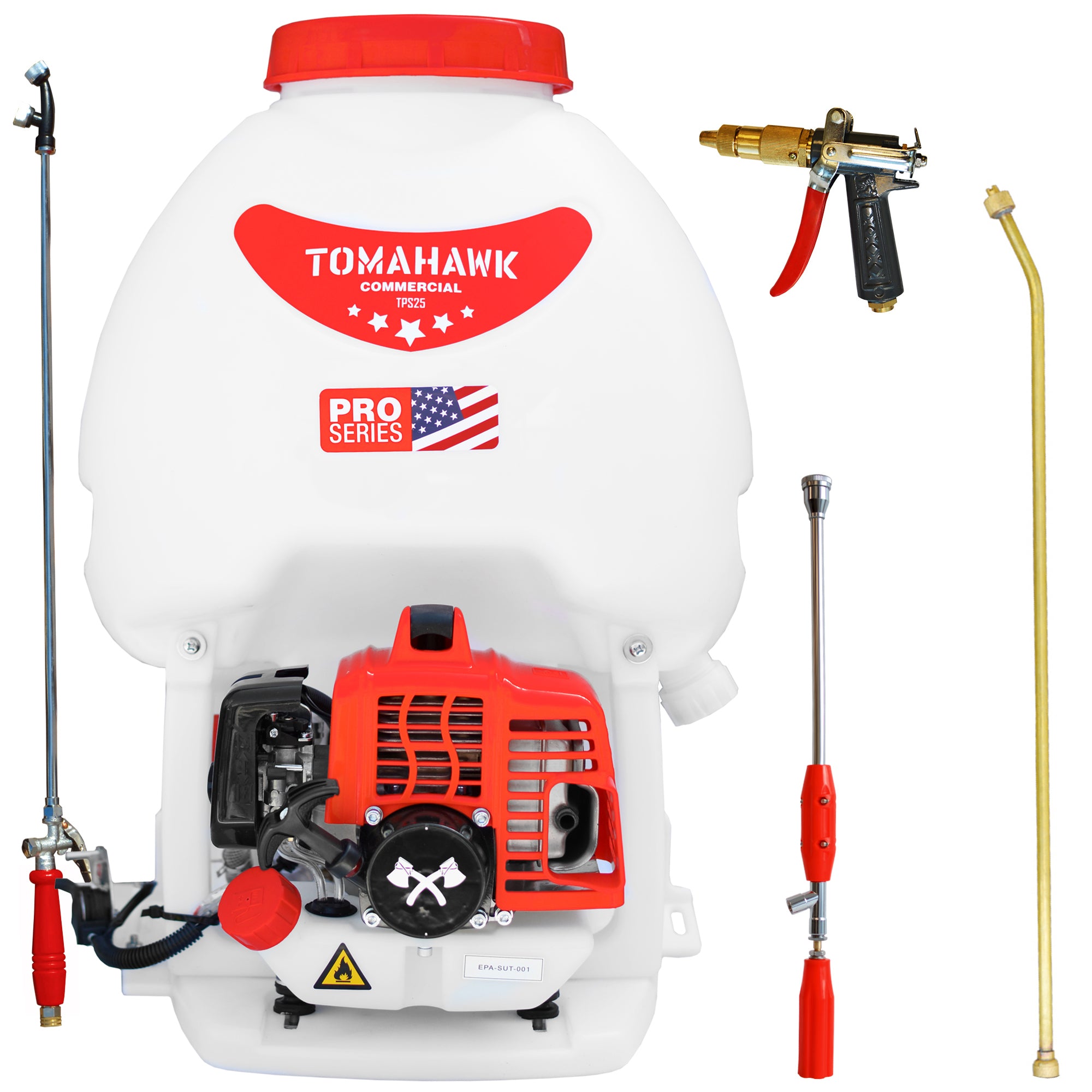 garden sprayer 5 gallon 5 Gallon Gas Backpack Sprayer 450 PSI Pump with Nozzle Bundle