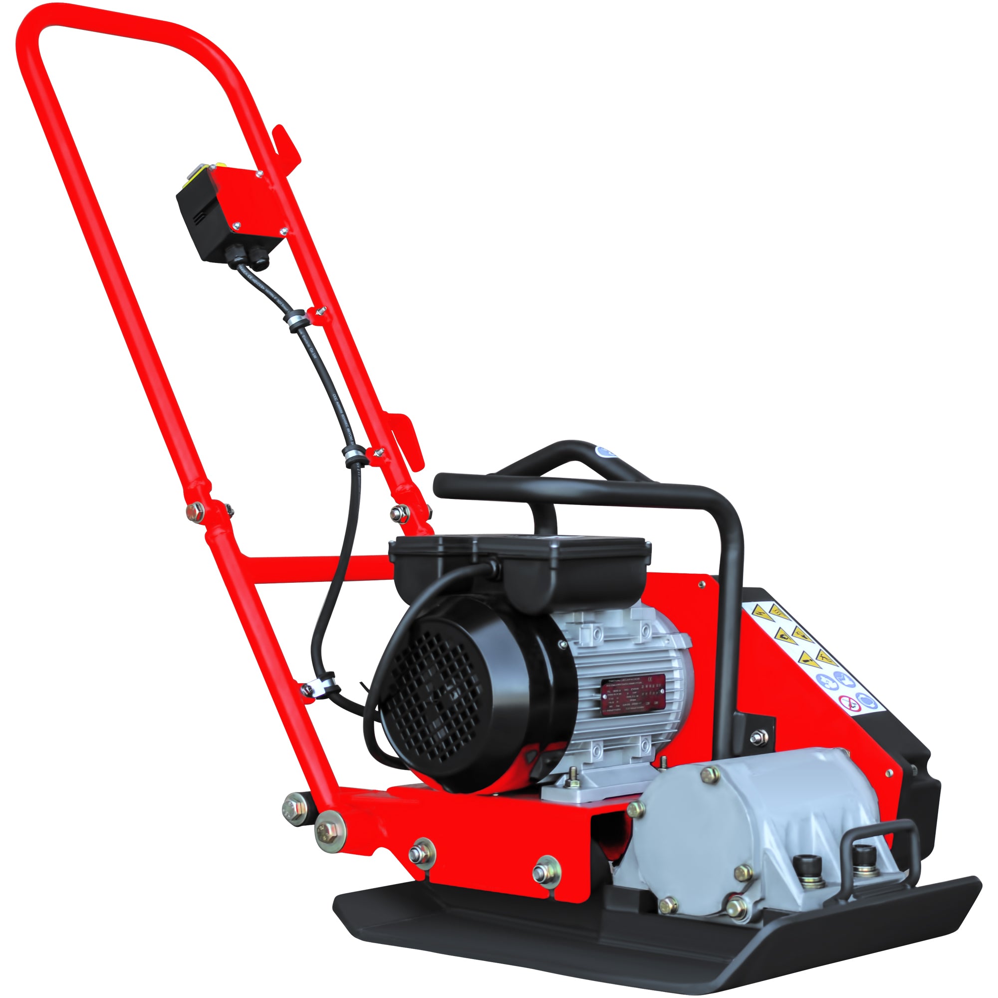 Tomahawk Power 2 HP Electric Vibratory Plate Compactor Tamper Gravel Soil Compaction Tomahawk Power 2 HP Electric Vibratory Plate Compactor Tamper Gravel Soil Compaction