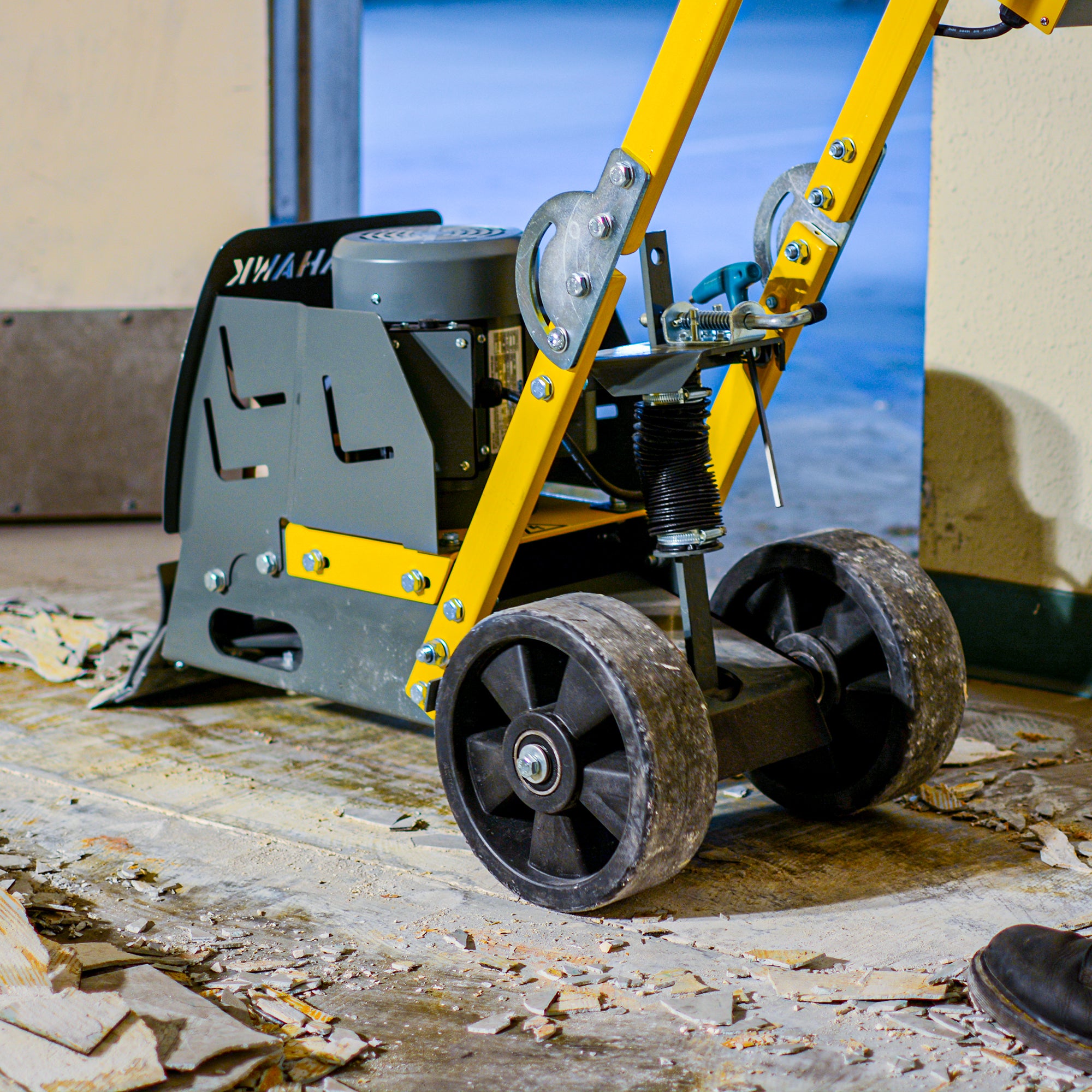 Electric Floor Scraper Vinyl Stripper Carpet Wood Floor Remover