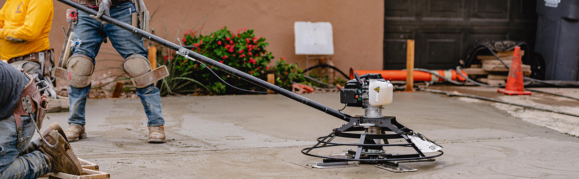 Master the Perfect Finish with the 30” Portable Concrete Power Trowel from Tomahawk Power