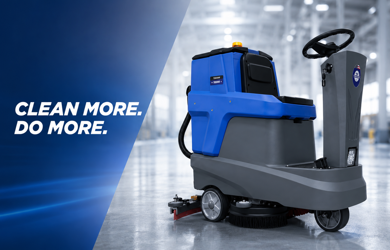 26" Ride-On Floor Scrubber Dual Brush Cleaning Machine 21 Gallon 35" Squeegee