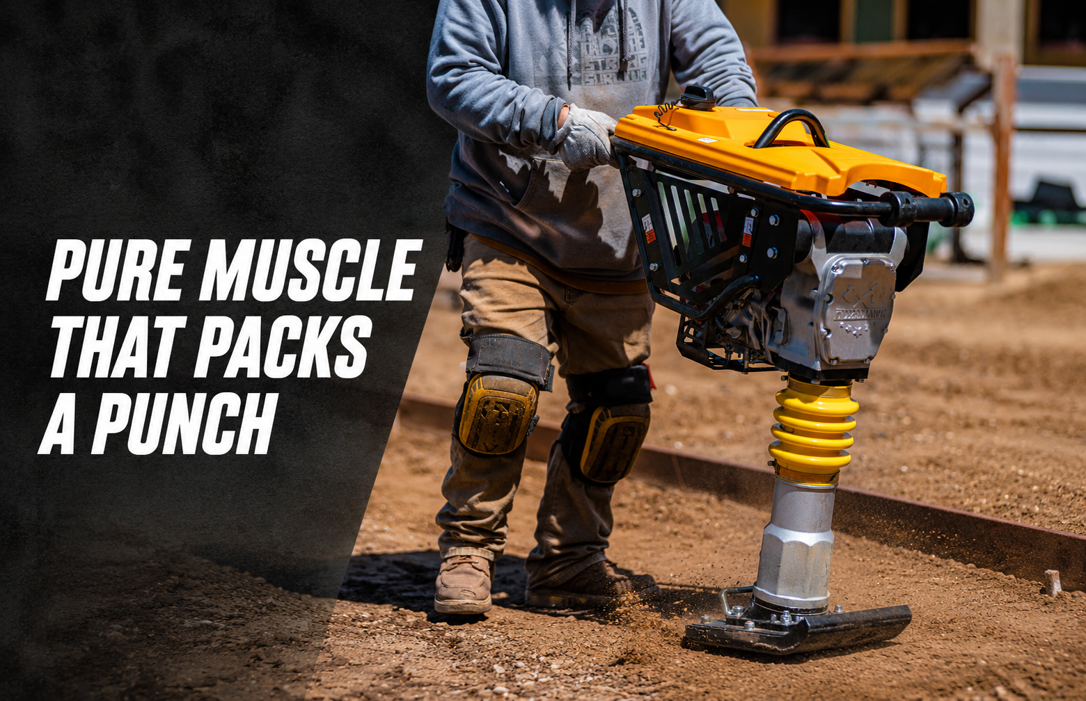 Compact with Confidence: Meet the Tomahawk JX60H Tamping Rammer