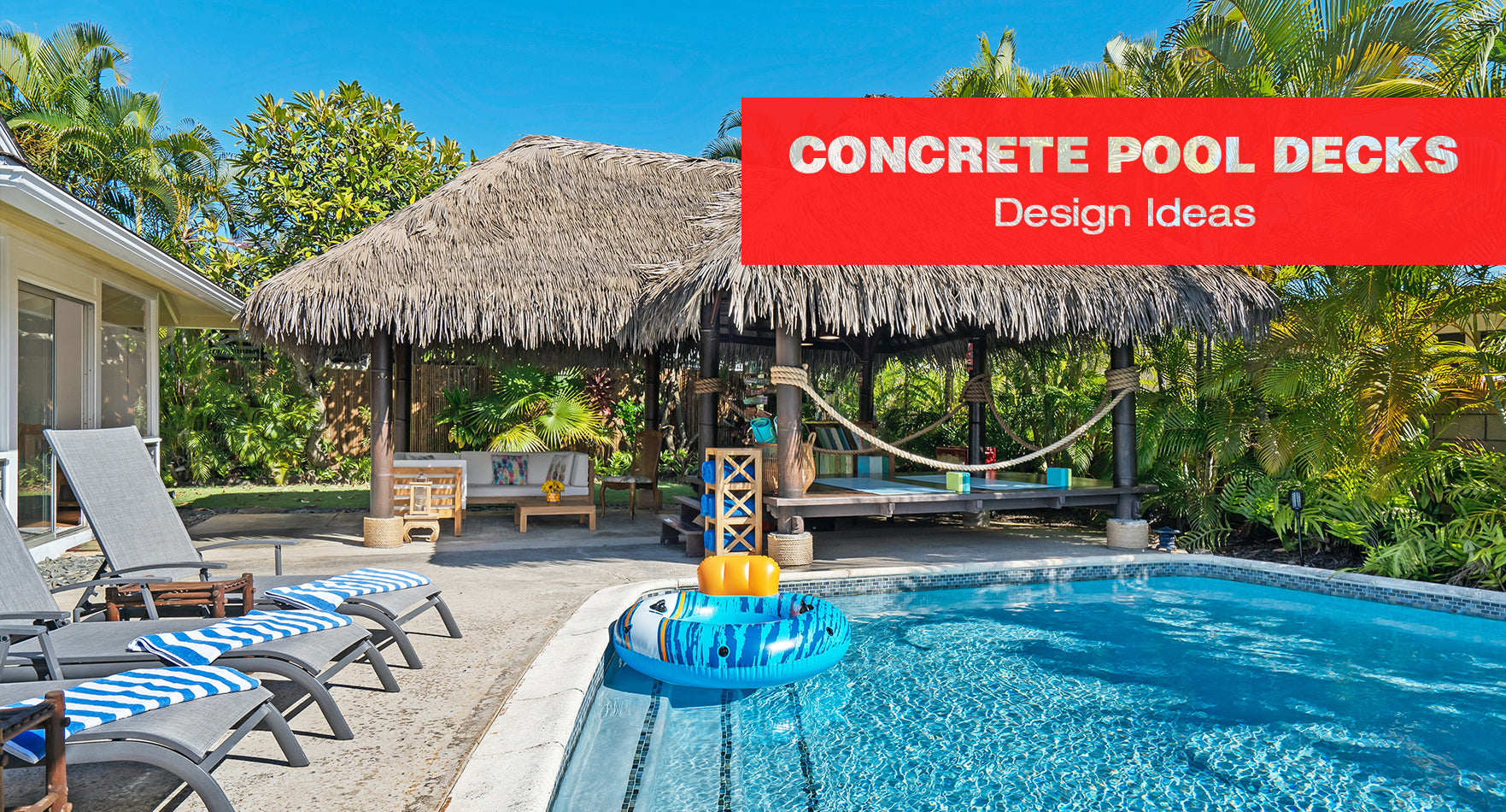 Concrete Pool Deck Design Ideas