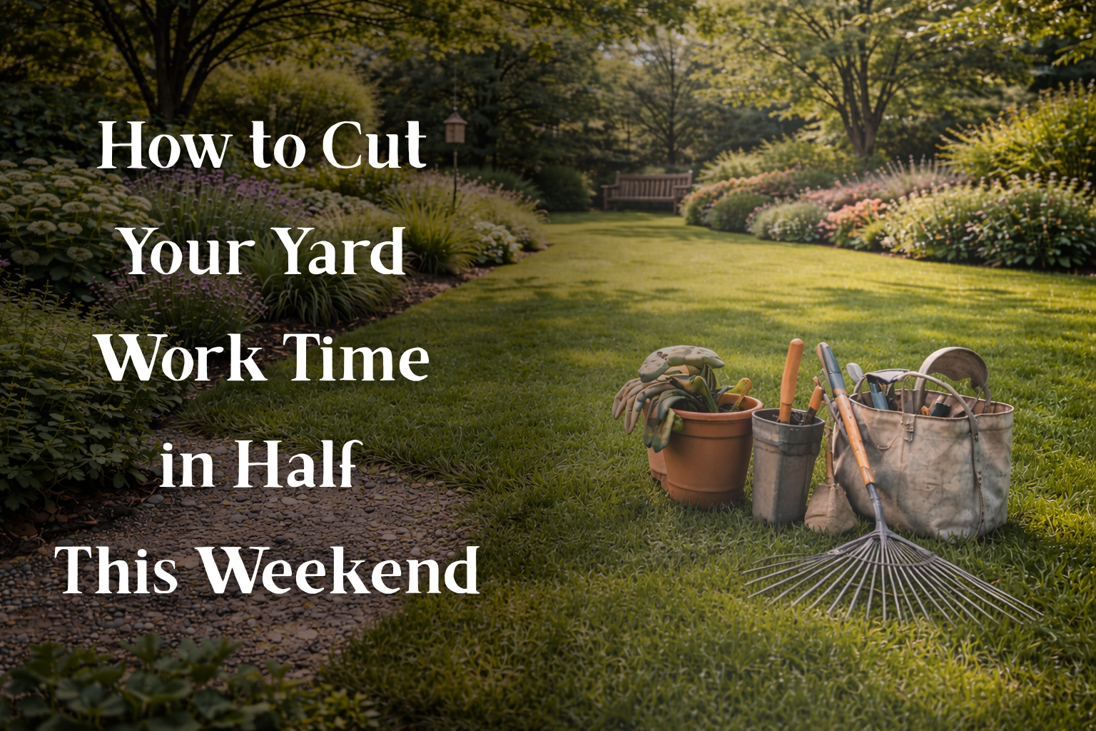How to Cut Your Yard Work Time in Half This Weekend