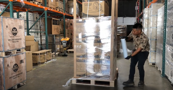 The Best Way To Safely Shrink Wrap A Freight Pallet