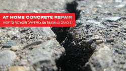 At Home Concrete Repair: How to Fix Your Driveway or Sidewalk Cracks