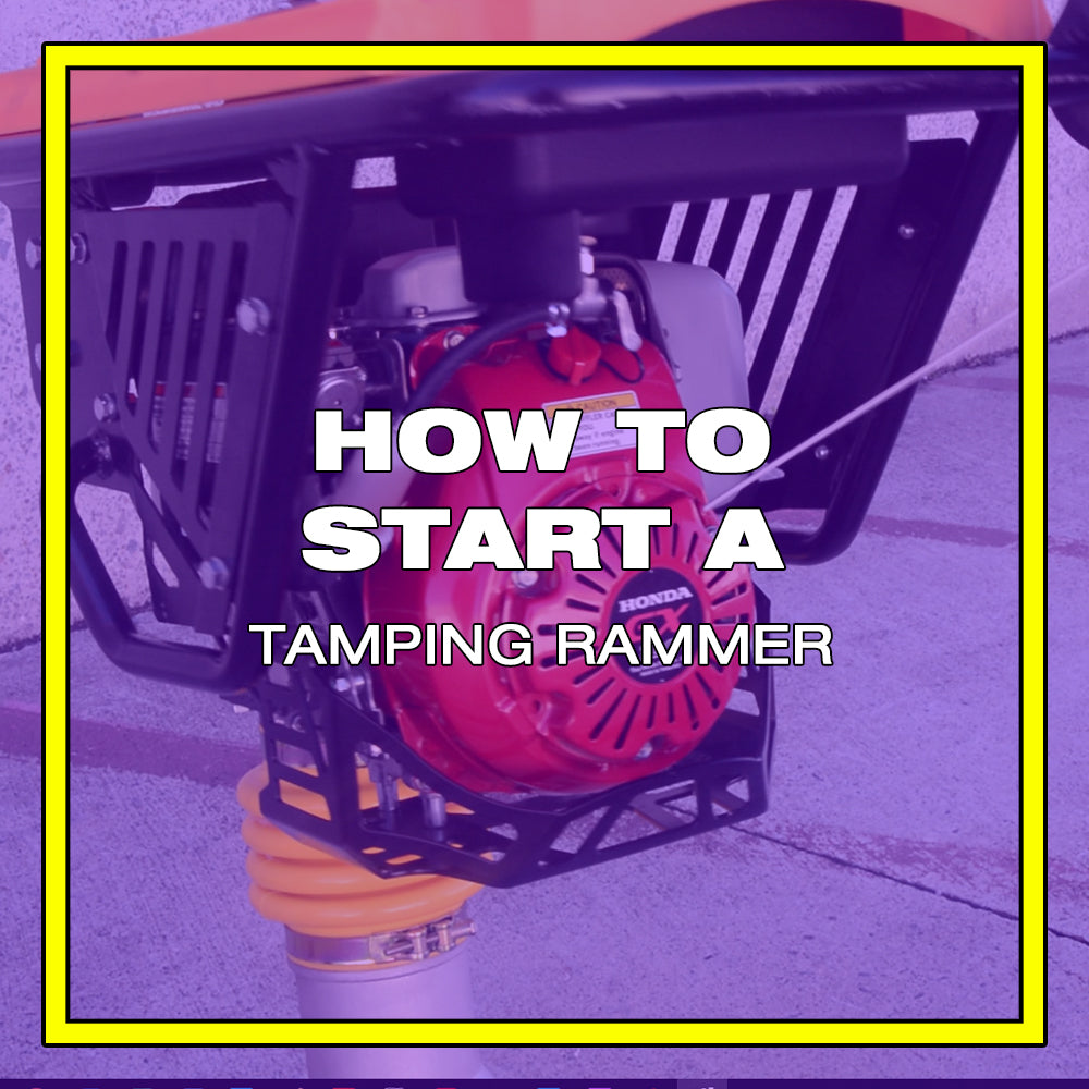 How to Start a Tomahawk Jumping Jack Rammer