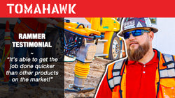 Pros React to the TOMAHAWK® 3.6HP Tamping Rammer powered by Honda
