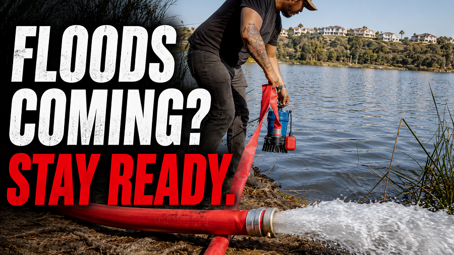 Move Water Fast with the Tomahawk 1/2 HP Submersible Water Pump