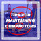 How To Maintain Your Plate Compactor