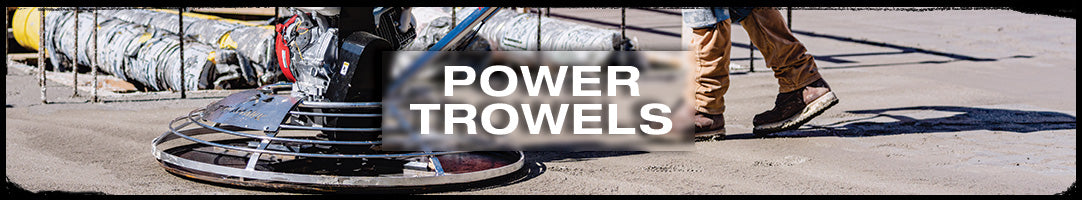 Power Trowels for Concrete Finishing, Smoothing, Burnishing