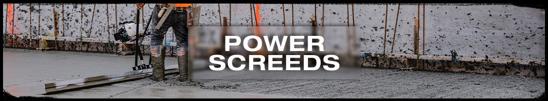 Power Screeds for Concrete Finishing & Leveling