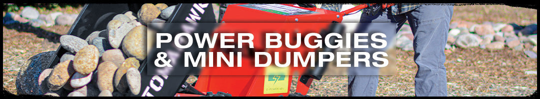 Power Buggies & Mini Dumpers for Concrete & Material Hauling