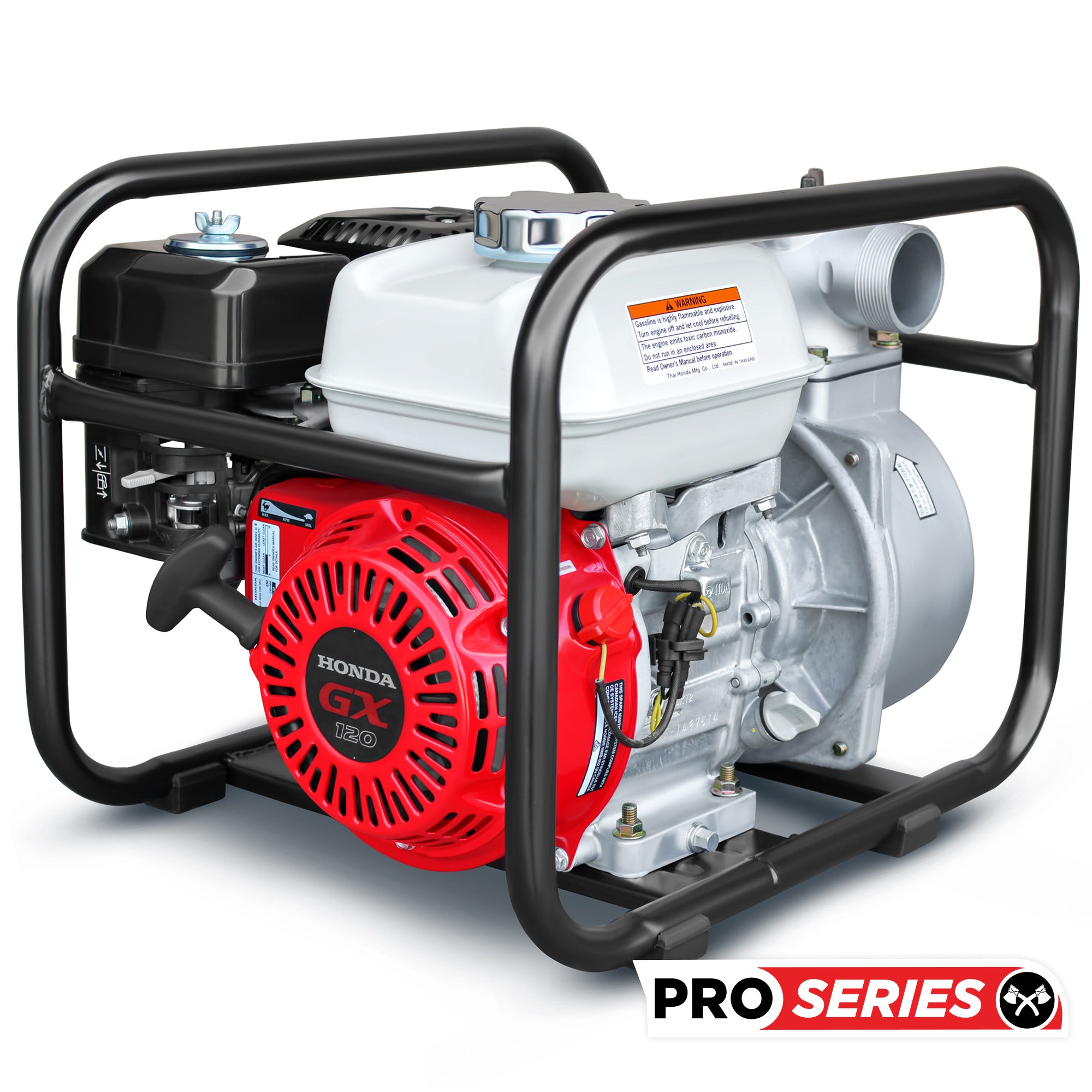 2 Inch Trash Water Pump 164 GPM 3.5HP GX120 powered by Honda Portable Utility X-Series