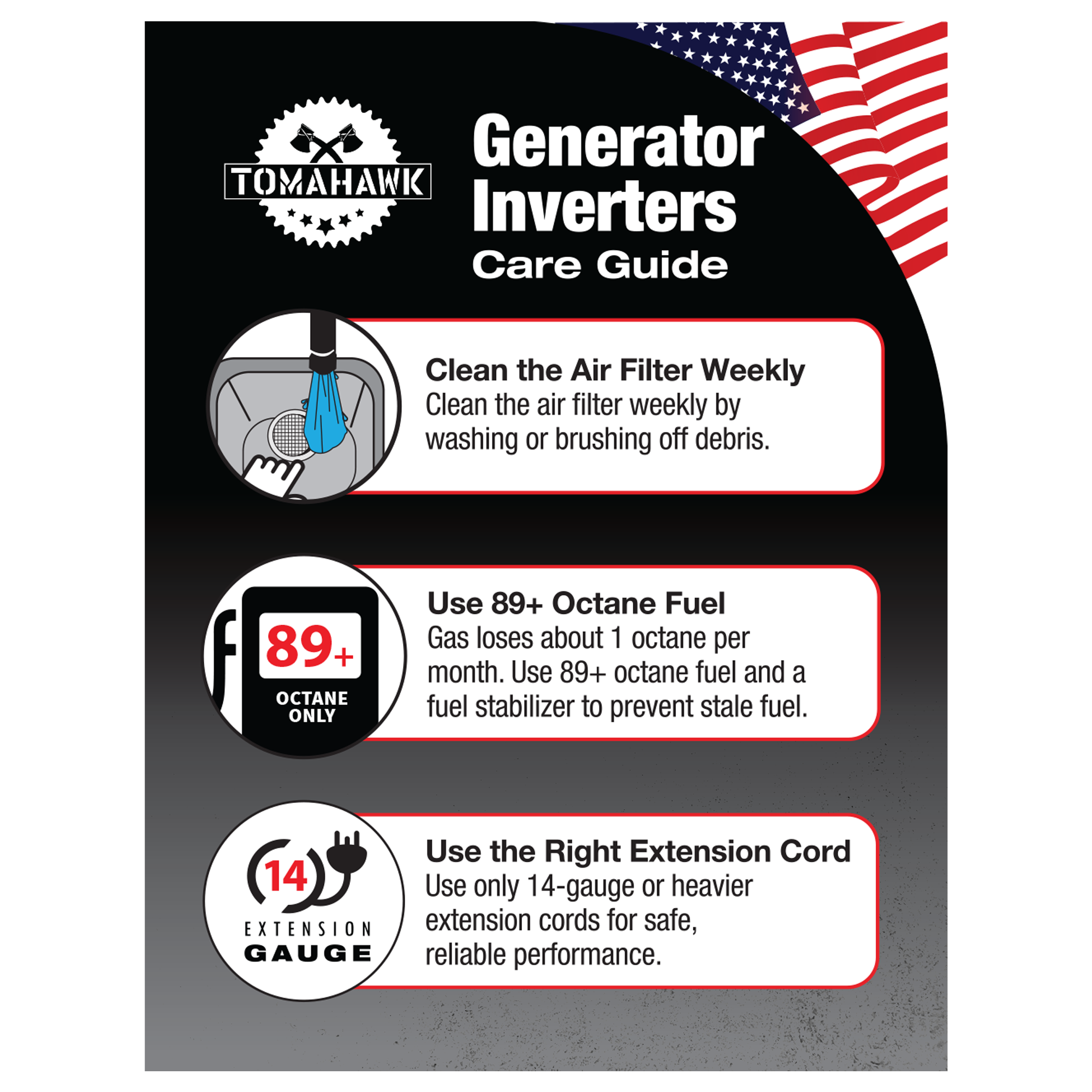 2000 Watt Inverter Generator Super Quiet Portable Gas Power Professional Use
