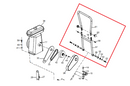 Handle Bar Spare Part for JXPC50H 5.5HP Honda Compactor