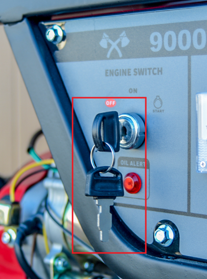 Key for 9000 Watt Inverter Generator TG9000i