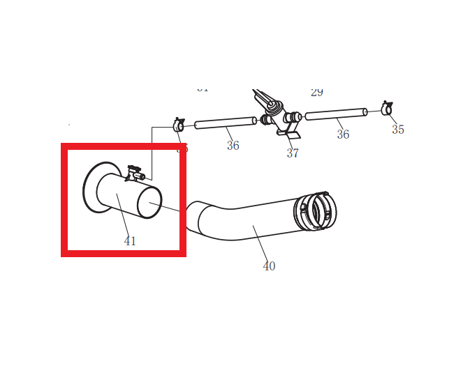 Fan Nozzle for eTMD14 Backpack Fogger Mist Blower