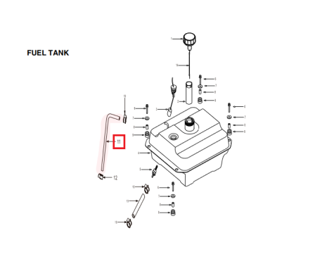 Fuel Filter Spare Part for TG5500i 5500 Watt Inverter Generator