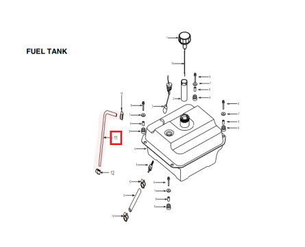 Fuel Filter Spare Part for TG9000i 9000 Watt Inverter Generator