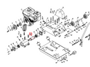 Handle Shockmount #42 (HZR80.5-2) and #43 (GB/T6170) (P009) Spare Part for TPC80 6HP Kohler Compactor