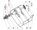 Pulley (P019) Spare Part for TPC90H 5.5HP Honda Compactor