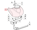 Water Tank Base (P018) Spare Part for TPC90H 5.5HP Honda Compactor