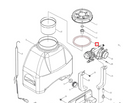 Washer Ring Flat Rubber Seal Gasket Replacement Spare Part for TPS25 450 PSI Backpack Sprayer