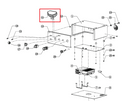 Digital Display (P055) Spare Part for TBUGGY300e 30" Battery Power Buggy