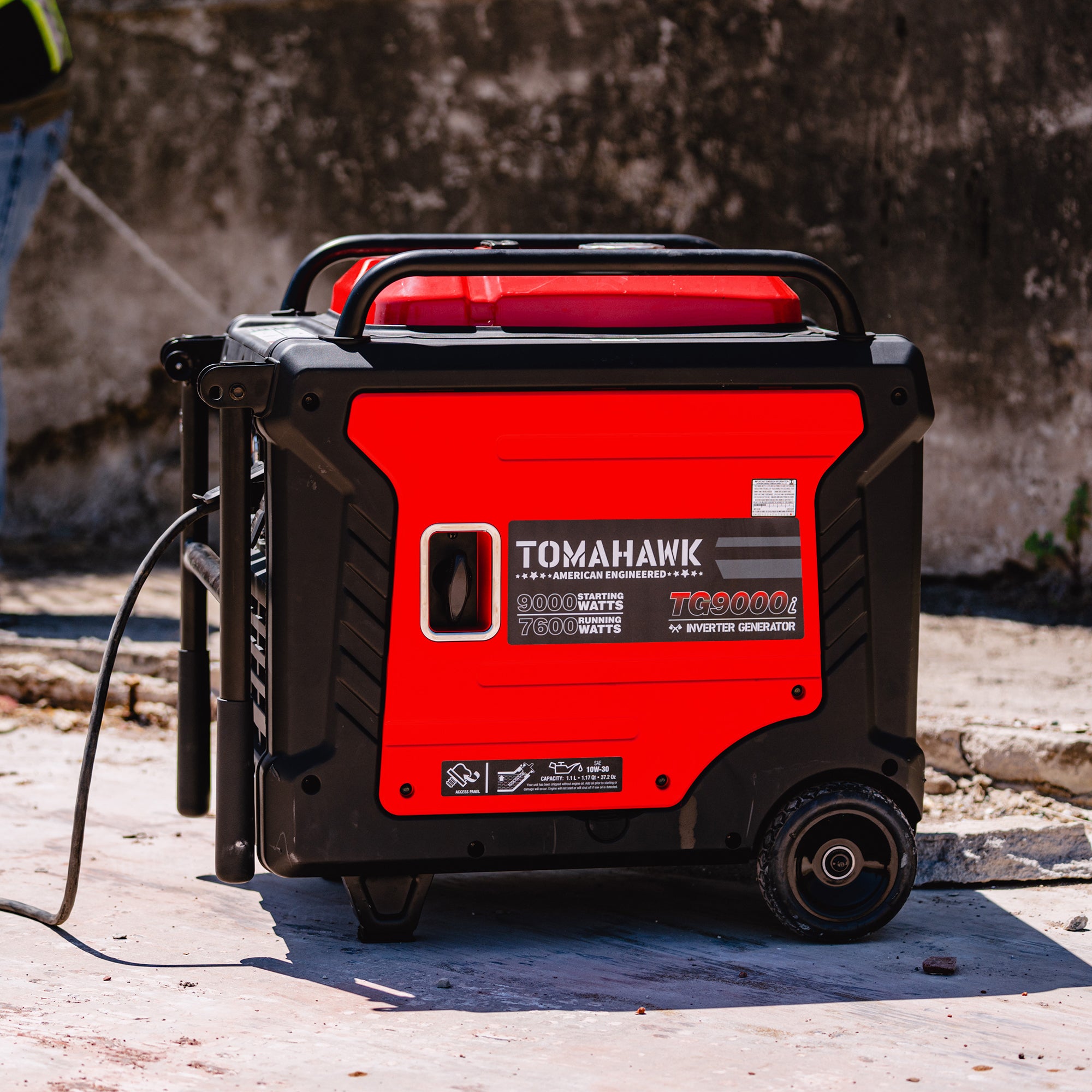 10,500 Watt Inverter Generator Electric Start Super Quiet Portable Gas Power Professional Use