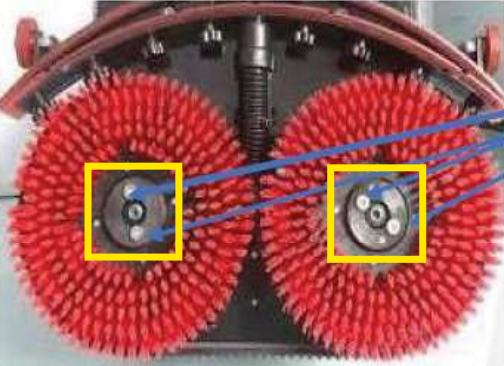 Pad Drive Spare Part for TMOP18e 18" Electric Floor Scrubber