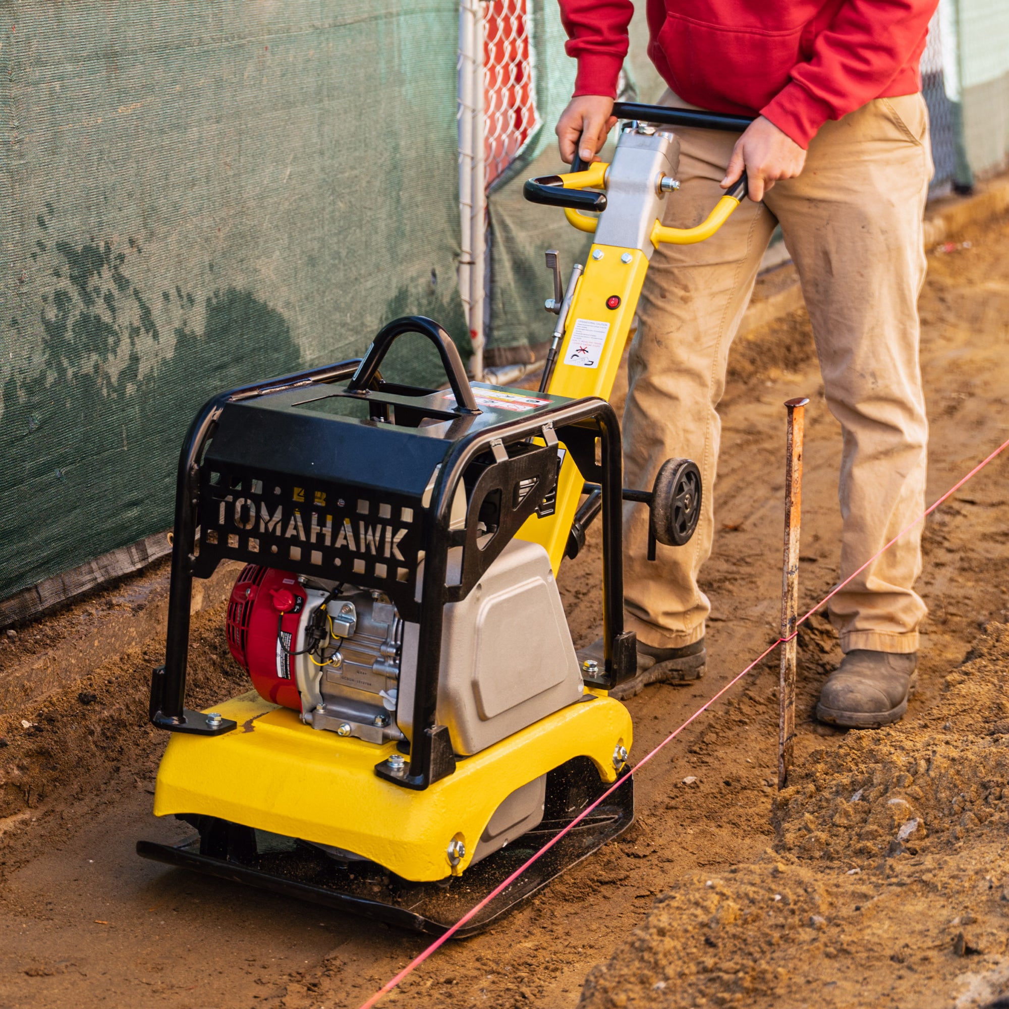 6.5 HP Honda Reverse Hydraulic Plate Compactor for Soil, Aggregate, Cohesive Compaction