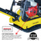 9HP Reverse Plate Compactor Honda GX270 Electric Start 11,690 lbs/ft² for Granular Cohesive Soil Compaction