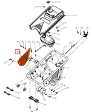 Left Shield Panel (P054) Spare Part for TR68H 3.6HP Honda Rammer
