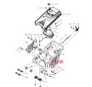 Right Shield Panel (P054) Spare Part for TR68H 3.6HP Honda Rammer