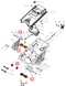 Handlebar Roller Assembly (1101-26000-1) Spare Part for TR68H 3.6HP Honda Rammer